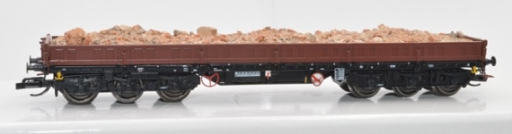 NPE Modellbau NW52058 - TT - Niederbordwagen mit Bauschutt, DR, Ep. IV